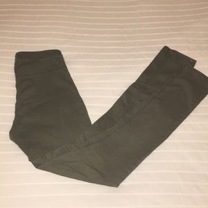 H&M olive green riding pants size 6